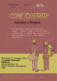 Come Together: Aperitivo informativo a Pergine! Come Together: Aperitivo informativo a Pergine!